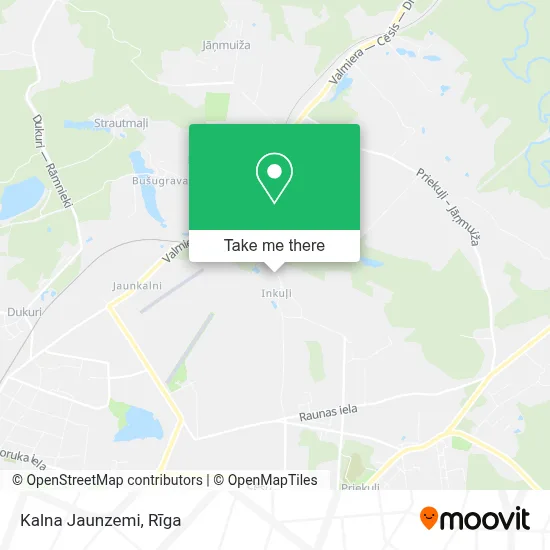 Kalna Jaunzemi map