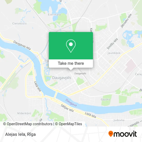 Alejas Iela map