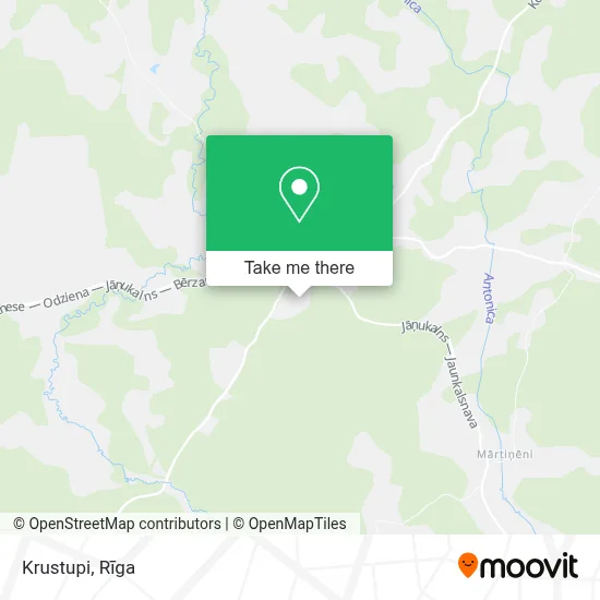 Krustupi map