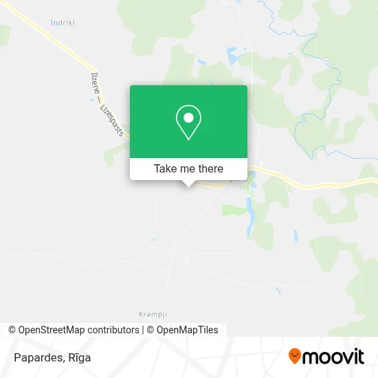 Papardes map