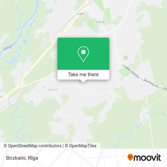 Birzkalni map
