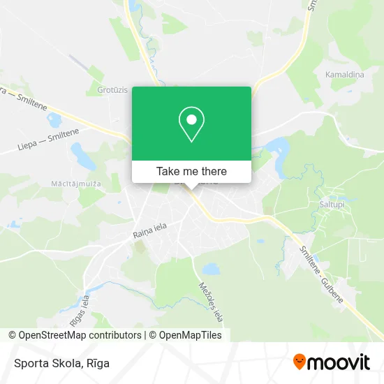 Sporta Skola map