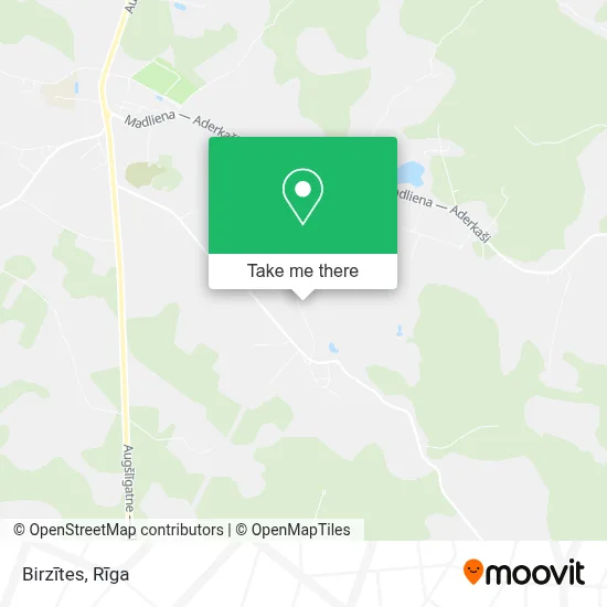 Birzītes map