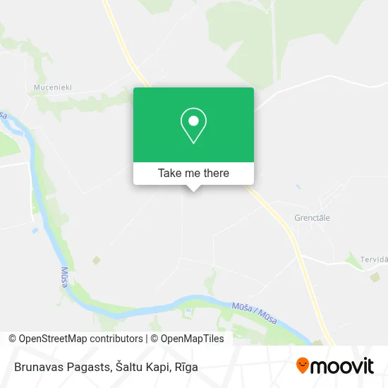 Brunavas Pagasts, Šaltu Kapi map