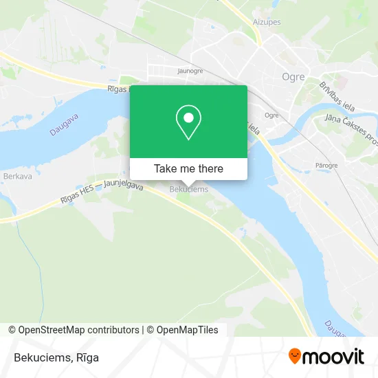 Bekuciems map