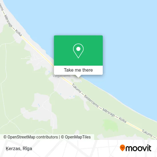 Ķerzas map