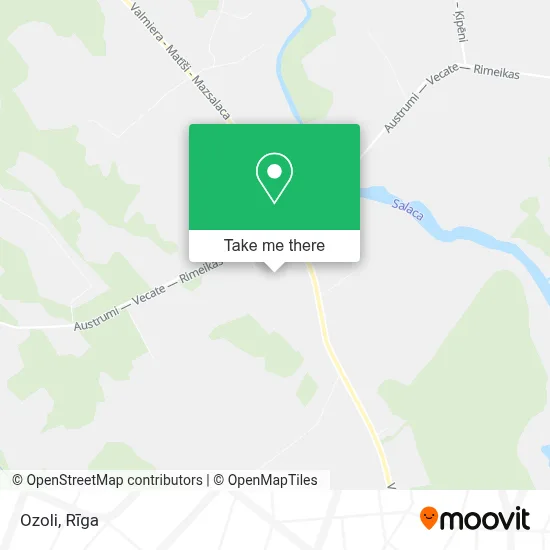 Ozoli map