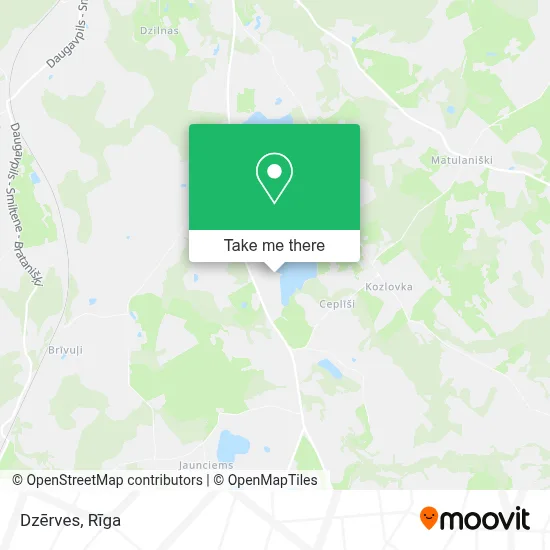 Dzērves map
