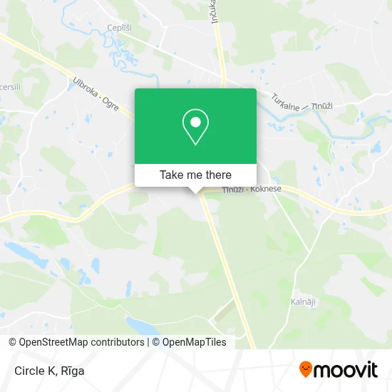 Circle K map