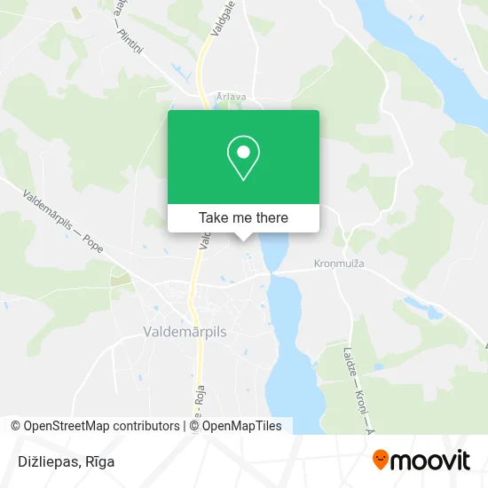 Dižliepas map