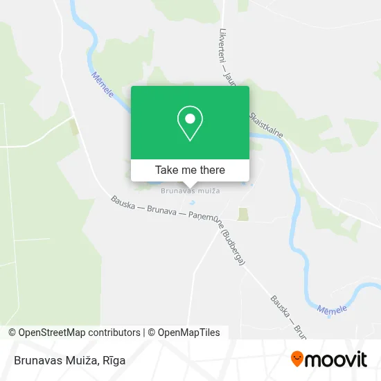 Brunavas Muiža map