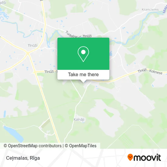 Ceļmalas map