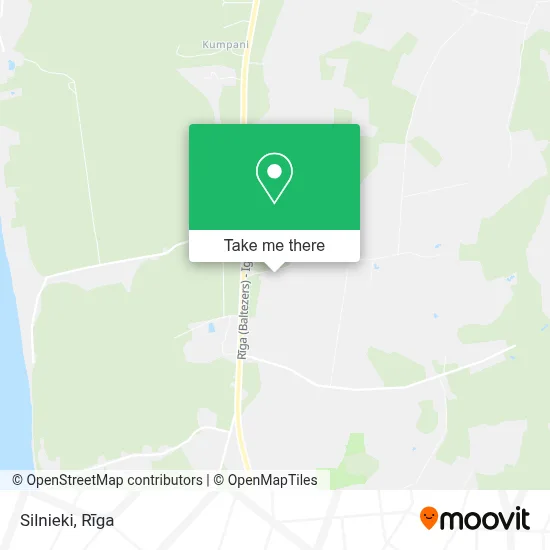Silnieki map