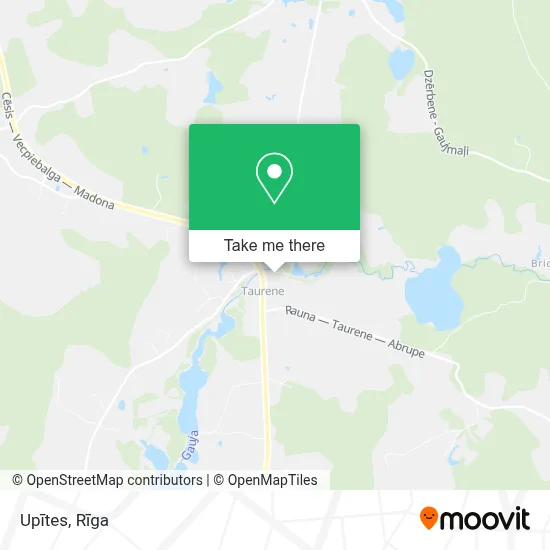 Upītes map