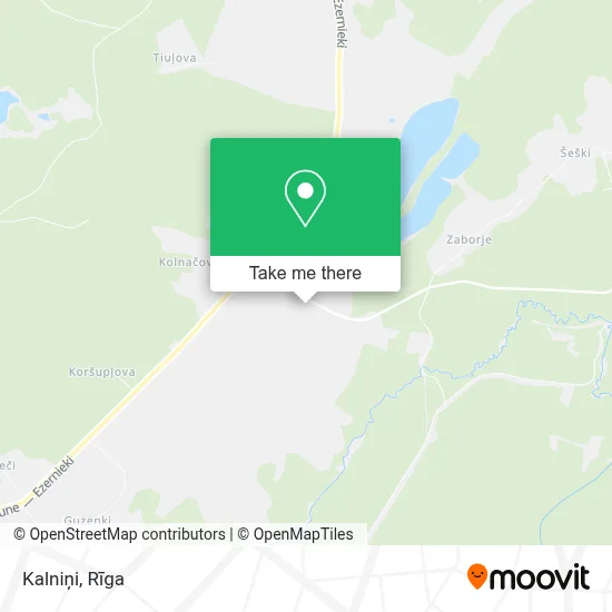 Kalniņi map