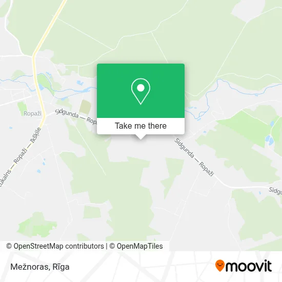 Mežnoras map