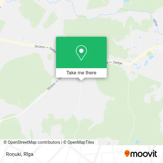 Roņuki map