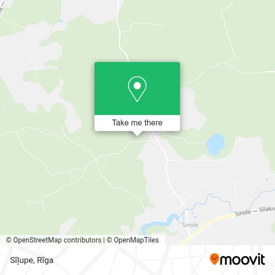 Sīļupe map