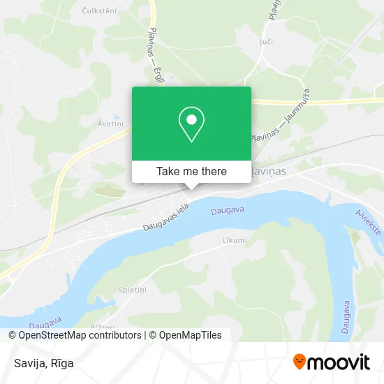Savija map