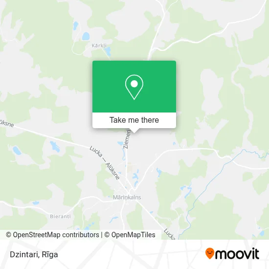 Dzintari map