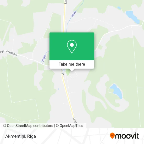 Akmentiņi map