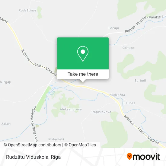 Rudzātu Viduskola map