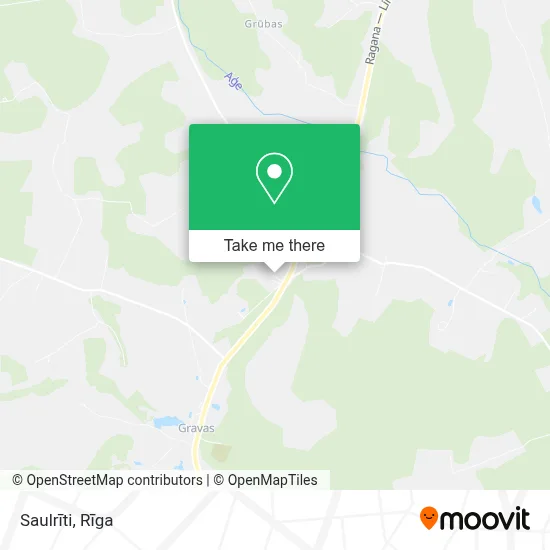 Saulrīti map