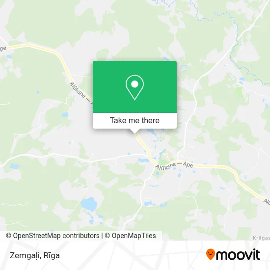 Zemgaļi map