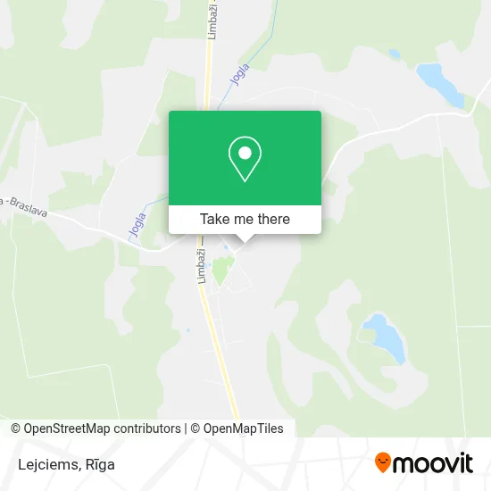 Lejciems map