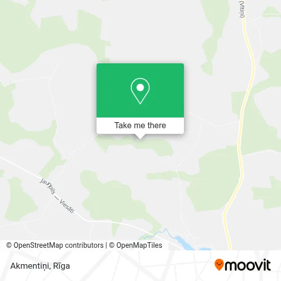 Akmentiņi map