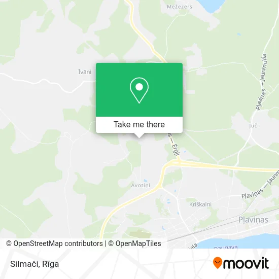 Silmači map