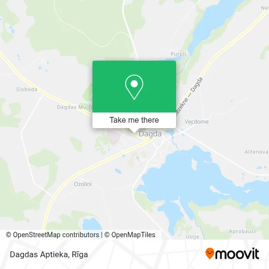 Dagdas Aptieka map