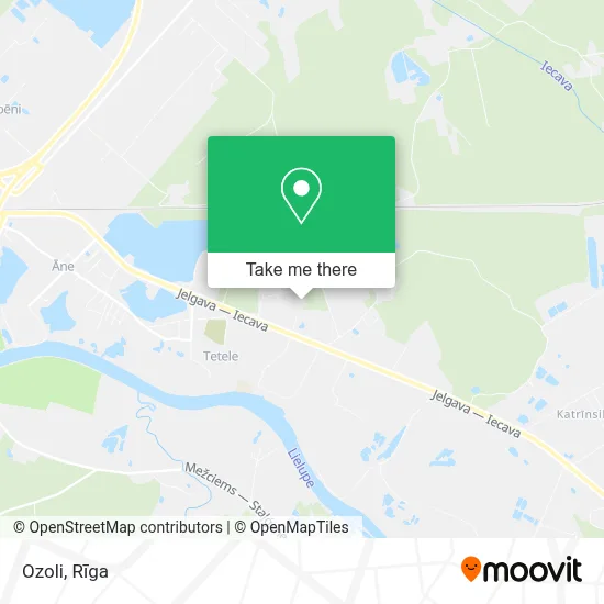 Ozoli map