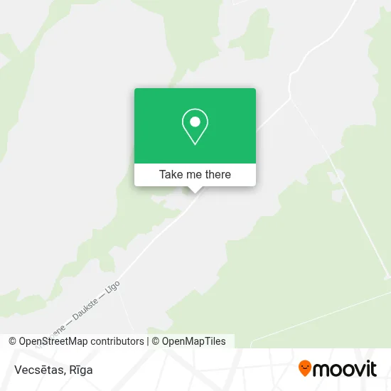 Vecsētas map