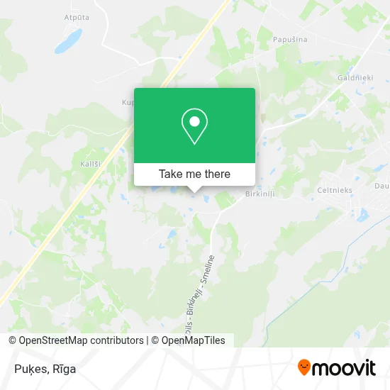 Puķes map