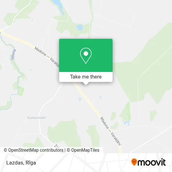 Lazdas map