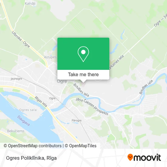 Ogres Poliklīnika map