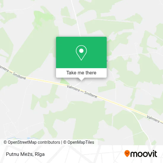 Putnu Mežs map