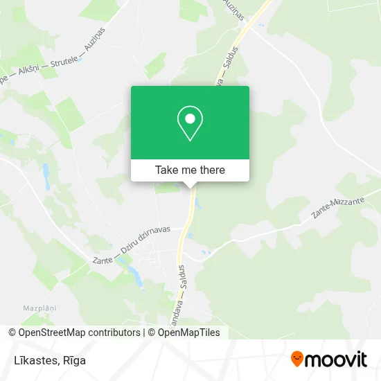 Līkastes map