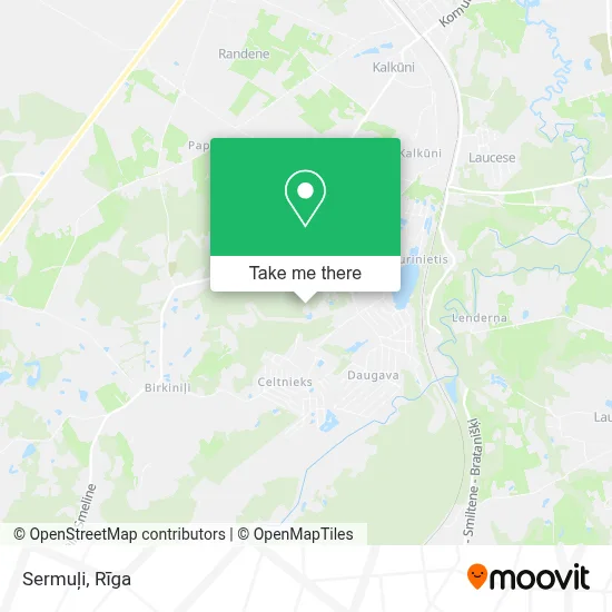 Sermuļi map