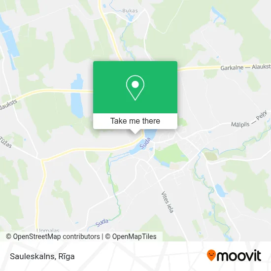 Sauleskalns map