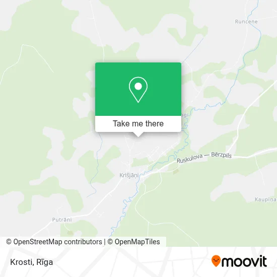 Krosti map