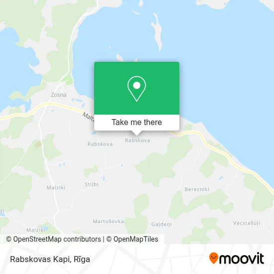 Rabskovas Kapi map