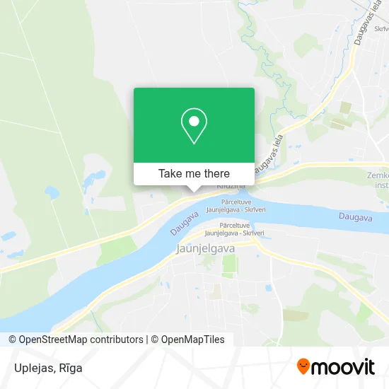 Uplejas map