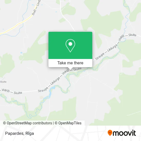 Papardes map