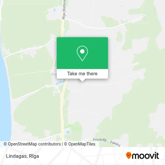 Lindagas map