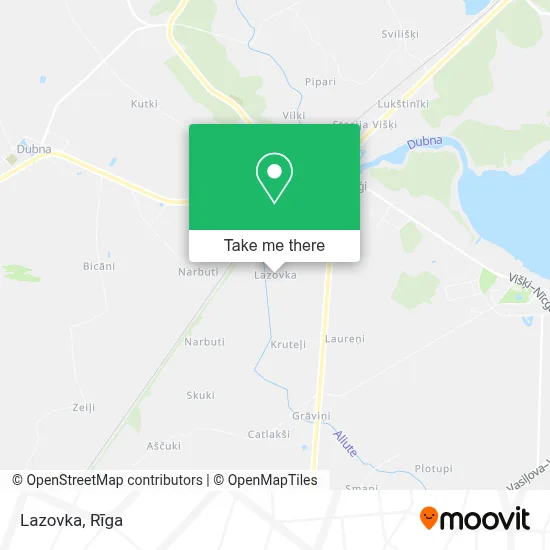 Lazovka map