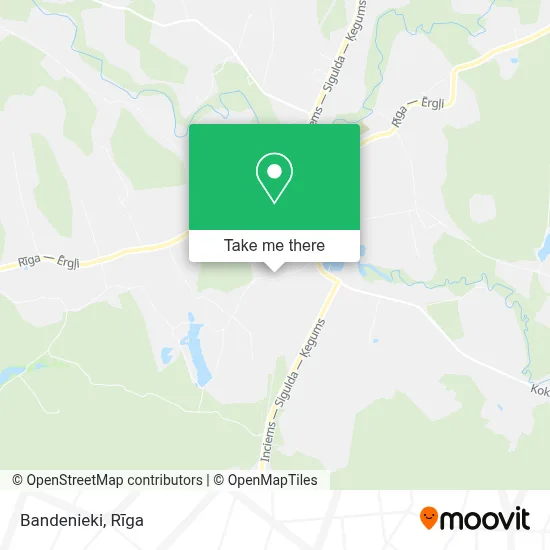 Bandenieki map