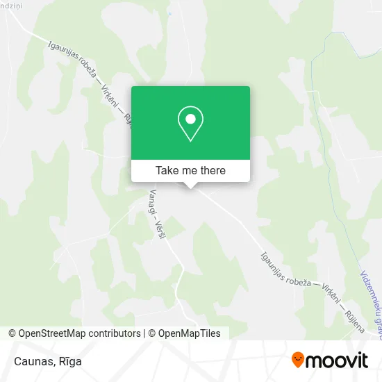 Caunas map