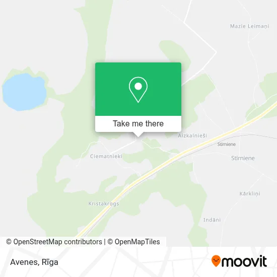 Avenes map